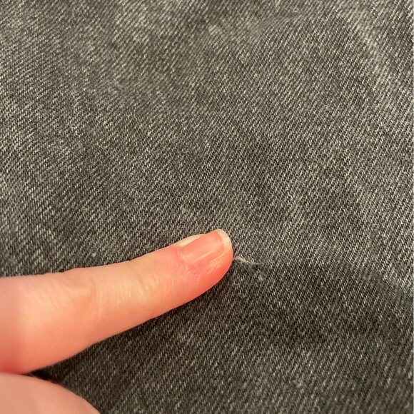 Levi's 445 Men's Sz 32 Black Athletic Fit Jean Short 10"L Denim Stretch Jorts - Picture 4 of 14